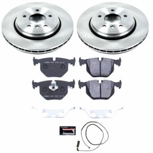 BMW 3 Series Brake Kit - Rear - PowerStop - Track Day Spec High-Performance Brake Pad and Rotor Kit - `01-`06