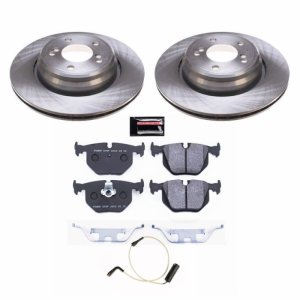 BMW M5 Brake Kit - Rear - PowerStop - Track Day Spec High-Performance Brake Pad and Rotor - `00-`03