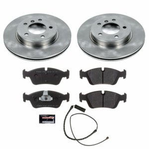 BMW Z3 Brake Kit - Front - PowerStop - Track Day Spec High-Performance Pads + Autospecialty Rotors - `01-`02