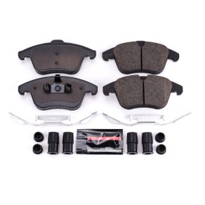Land Rover LR2 Brake Pads - Front - PowerStop - Z23 Evolution Sport Carbon-Fiber Ceramic + Hardware - `08-`12