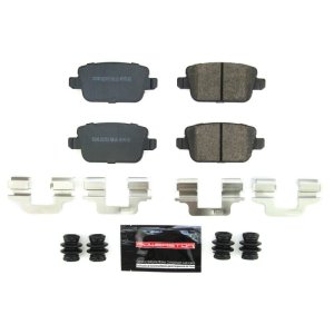 Land Rover LR2 Brake Pads - Rear - PowerStop - Z23 Evolution Sport Carbon-Fiber Ceramic - `08-`12 Land Rover LR2 Brake Pads - Rear - PowerStop - Z23 Evolution Sport Carbon-Fiber Ceramic - `08-`12