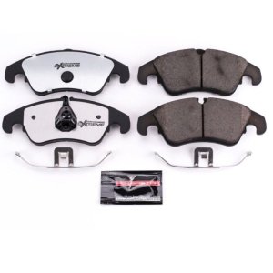 Audi A4 Brake Pads - Front - PowerStop - Z26 Extreme Street, Carbon-Fiber Ceramic Formula - `10-`16