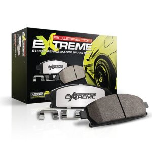 Tesla Y Brake Pads - Rear - PowerStop - Z26 Street Warrior Carbon-Fiber Ceramic - `20-`21