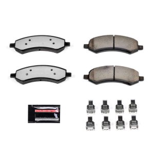 Mitsubishi Raider Brake Pads - Front - PowerStop - Z36 Truck & Tow Carbon-Fiber Ceramic - `05-`19