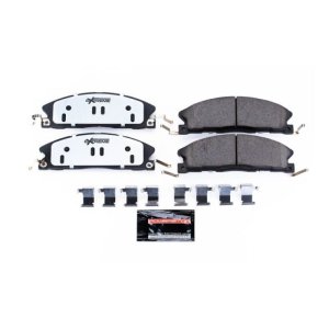 Ford Explorer Brake Pads - Front - PowerStop - Z36 Truck & Tow Carbon-Fiber Ceramic w/ Hardware - `13-`19 Ford Explorer Brake Pads - Front - PowerStop - Z36 Truck & Tow Carbon-Fiber Ceramic w/ Hardware - `13-`19
