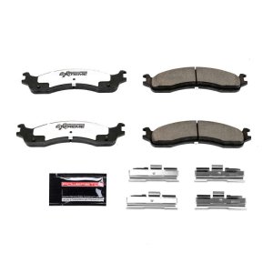 Ford E-150 Brake Pads - Front - PowerStop - Z36 Truck & Tow Carbon-Fiber Ceramic - 2007 Ford E-150 Brake Pads - Front - PowerStop - Z36 Truck & Tow Carbon-Fiber Ceramic - 2007