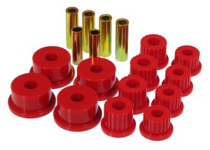 Dodge Ram Bushing Kit - Rear - Prothane - Spring/Shackle - Red - `94-`01