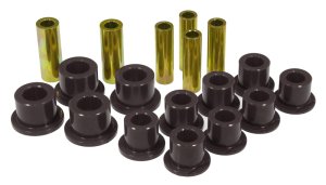 Ford F250 Super Duty Bushing Kit - Rear - Prothane - Spring/Shackle - Black - `99-`04