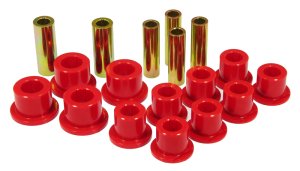 Ford F250 SD Leaf Spring Bushing - Rear - Prothane - Red - `99-`04