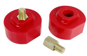 Ford F250 Coil Spring Isolator - Front - Prothane - 2in Lift Spacer - Red - `99-`09