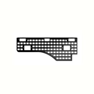 Chevrolet Colorado Molle Panel - Passenger Side - Putco - 5.1ft (Short Box) - Black - `15-`22