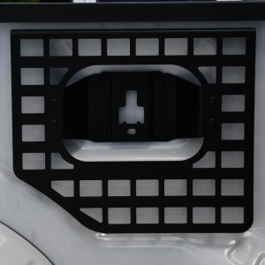 Ford F250 Molle Panel - Driver Side - Putco - Mini-Textured Powder Coat - Black - `23-`26