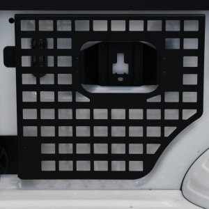 Ford F250 Molle Panel - Driver Side - Putco - Mini-Textured Powder Coat - Black - `23-`26