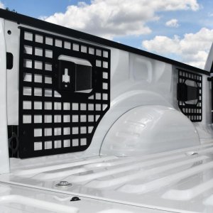 Ford F250 Molle Panel - Driver Side - Putco - Mini-Textured Powder Coat - Black - `23-`26