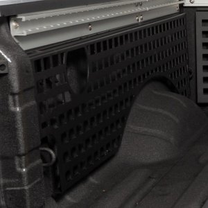 Nissan Titan Molle Panel - Driver Side - Putco - 5.7ft Short Box - Black - `16-`21