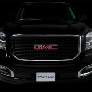 GMC Yukon XL Grille - Putco - Liquid 3D Slot / Lighted Denali Style - Black - `15-`20