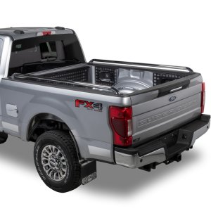 GMC Sierra 3500 Pop Up Lockers - Side - Putco - Stainless Steel - `15-`19