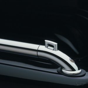 Ford F-260 Pop Up Lockers - Side Bed Rail - Putco - Pop Up Tie Downs - Stainless Steel - `17-`26