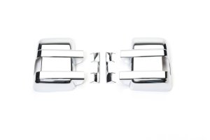 Ford F250 Mirror Covers - Putco - w/ Turn Signal - Chrome - `08-`16