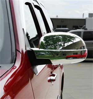 GMC Sierra Mirror Covers - Upper - Putco - Replacement - Chrome - `07-`14