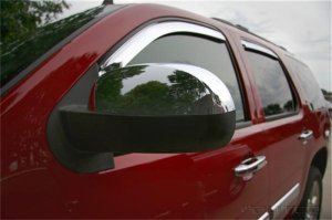 GMC Sierra Mirror Covers - Upper - Putco - Replacement - Chrome - `07-`14