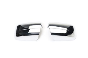 Dodge Ram 1500 Mirror Covers - Putco - Standard Mirror w/o Turn Signal - Chrome - `09-`12