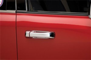 Ram 3500 Door Handle Covers - Front - Putco - Without Passenger Keyhole - Chrome - `10-`19