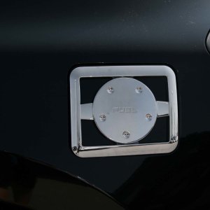 Nissan Altima Fuel Tank Door Covers - Putco - Chrome - `07-`12