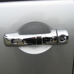 Toyota FJ Cruiser Door Handle Covers - Front - Putco - Chrome - `07-`14