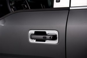 Ford F350 Door Handle Covers - Putco - ABS Chrome - Chrome - `17-`22