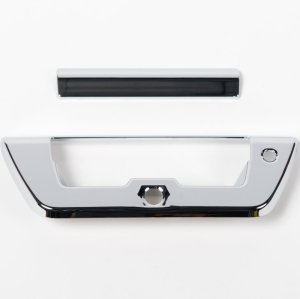 Ford F-150 Tailgate Handle Covers - Rear - Putco - With Pull Handle/Back up Camera & LED Opening - Chrome - `18-`20