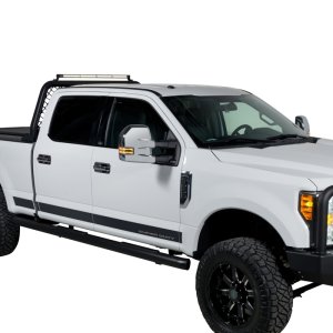 Ford F-150 Mirror Covers - Putco - Fits Towing Mirrors w/ Side Markers - Chrome - `18-`20