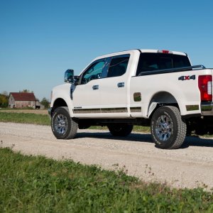 Ford Super Duty F350 Mirror Covers - Putco - Fits Towing Mirrors w/ Side Markers - Chrome - `17-`26