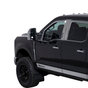 Ford Super Duty F450 Mirror Covers - Putco - Fits Towing Mirrors w/ Side Markers - Chrome - `17-`26