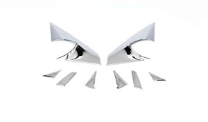 Kia Sportage Mirror Covers - Putco - Chrome - `11-`16