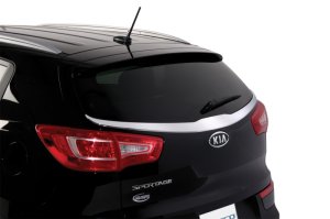 Kia Sportage Lip Spoiler Cover - Rear - Putco - Chrome - `11-`16