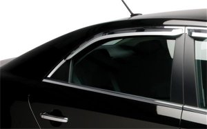 Kia Forte Mirror Covers - Putco - Bracket Molding - Chrome - `10-`13