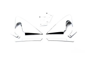 Kia Forte Mirror Covers - Putco - Bracket Molding - Chrome - `10-`13