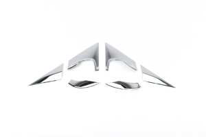 Hyundai Avante MD Mirror Covers - Putco - Mirror Bracket Molding - Chrome - `11-`15