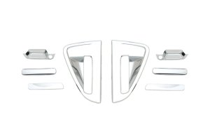 Chevrolet Spark Door Handle Covers - Front + Rear - Putco - Chrome - `13-`14