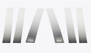 Cadillac Escalade Steel Pillar Posts - Putco - Stainless Steel - `15-`20