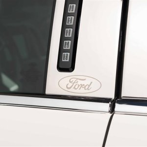 Ford F250 Pillar Post Trim - Putco - Stainless Steel - `08-`16
