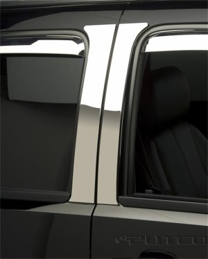 Dodge Durango Pillar Post Trim - Putco - Stainless Steel Classic - `11-`14