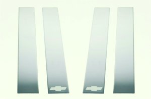 Chevrolet Tahoe Pillar Post Trim - Putco - Stainless Steel - `19-`26