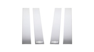 Chevrolet Silverado 2500 Steel Pillar Posts - Putco - Chevy Bow Tie Etching - `20-`26