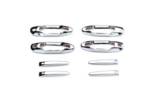 Lexus LX470 Door Handle Covers - Front + Rear - Putco - w/ Passenger Side Keyhole - Chrome - `08-`09