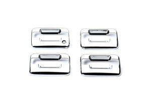 Lincoln Mark LT Door Handle Covers - Front & Rear - Putco - w/o Key Pad (4 Door) (Surrounds Only) - Chrome - `05-`08