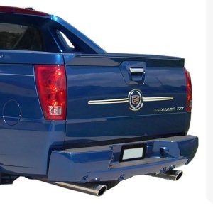Cadillac Escalade EXT Tailgate Accents - Putco - Stainless Steel - Chrome - `07-`13
