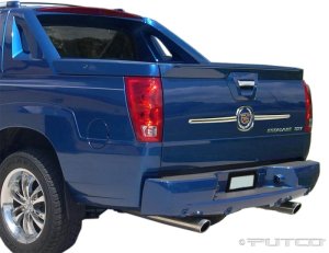 Cadillac Escalade EXT Tailgate Accents - Putco - Stainless Steel - Chrome - `07-`13