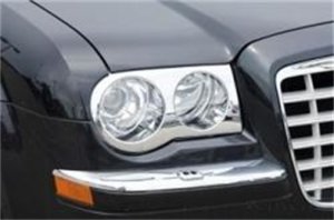 Toyota Land Cruiser Head Lamp Overlays & Rings - Putco - Chrome - `08-`10